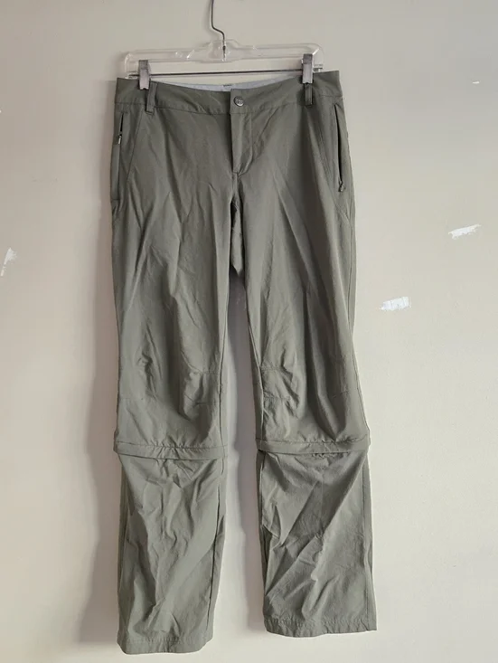 Rei Womens Nylon Convertible Capri Pants Size 6 Olive - Picture 16 of 16